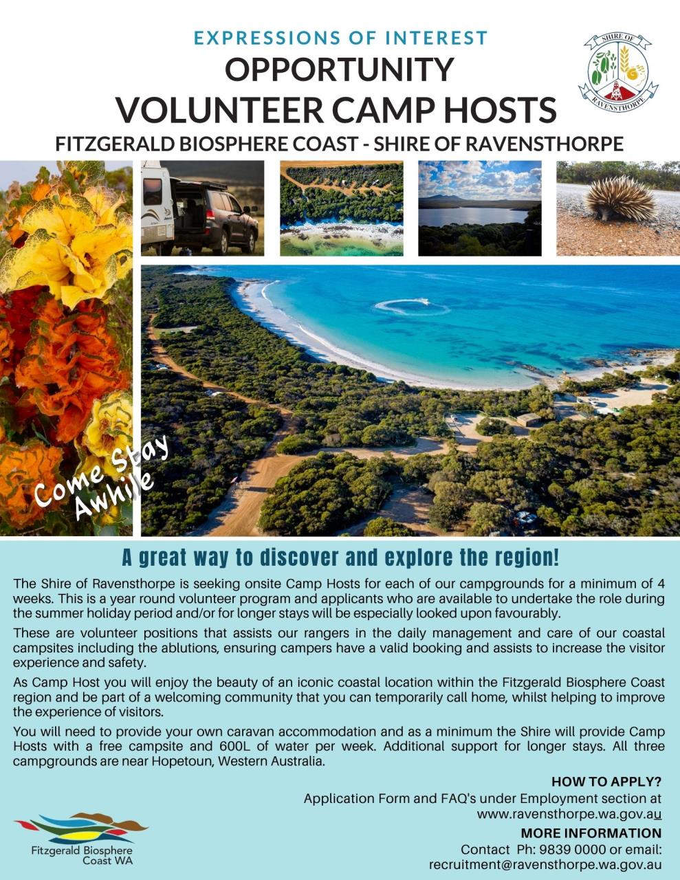 Camp Host Flyer