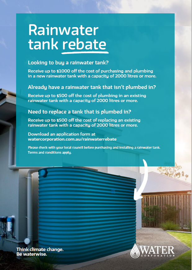 Rainwater Tank Rebate
