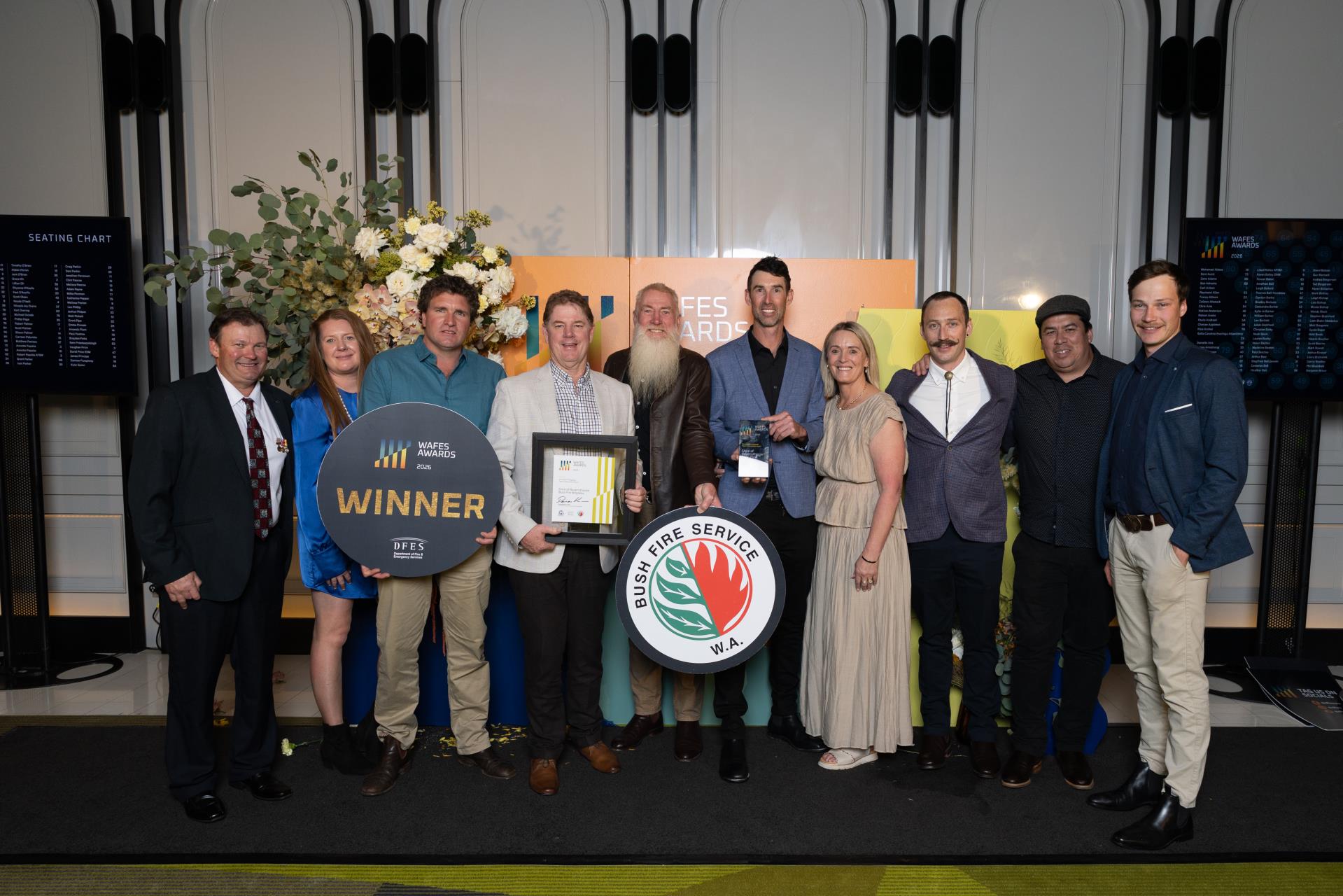 Ravensthorpe volunteer firefighters win State award
