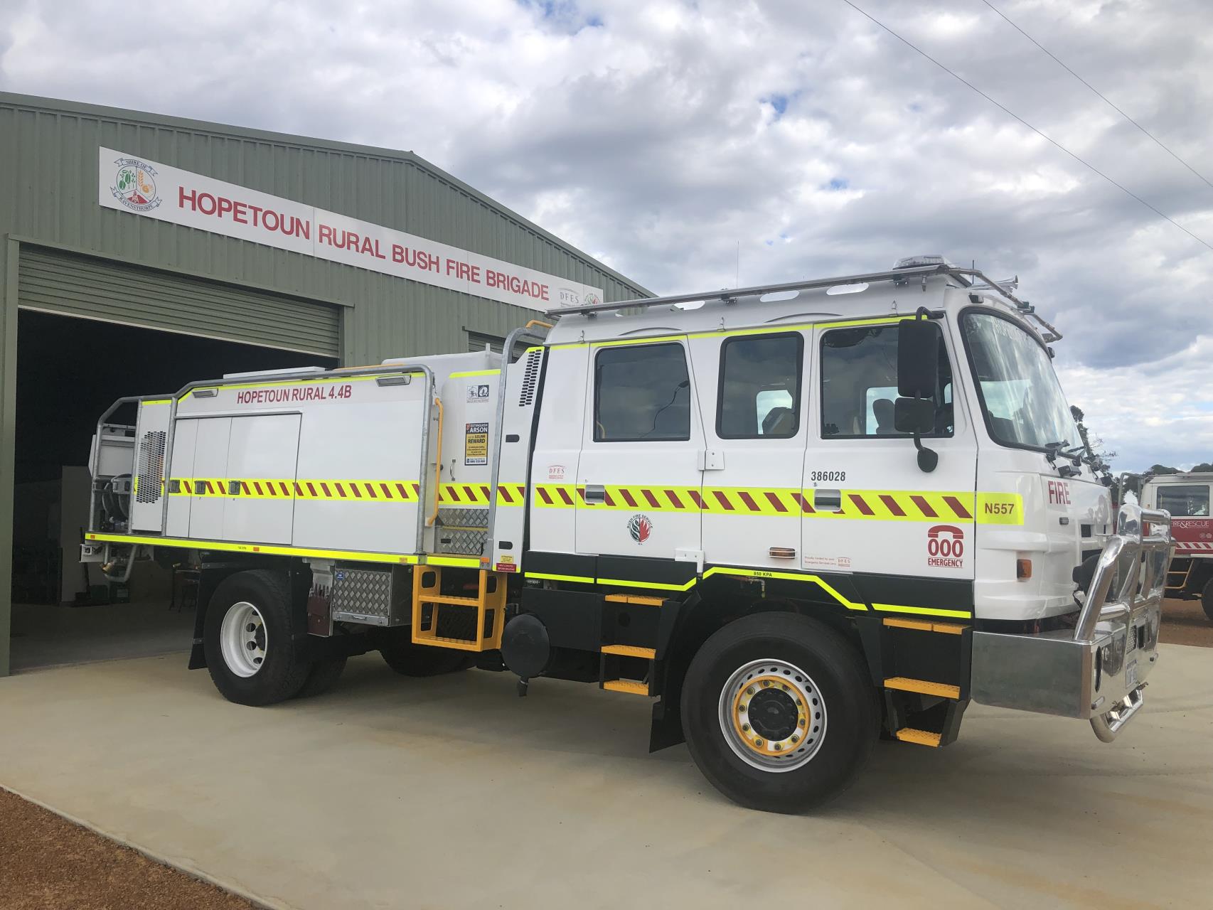 New truck for Hopetoun Rural Bush Fire Brigade