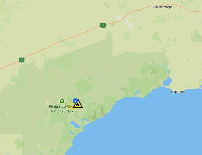 Firefighters setting up at the REC