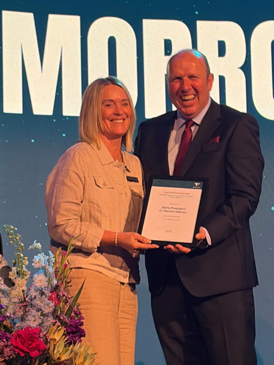 Shire President awarded prestigious scholarship