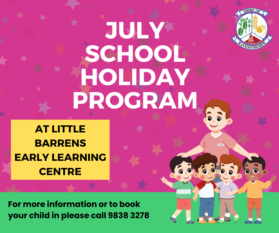 July school holiday program at Little Barrens